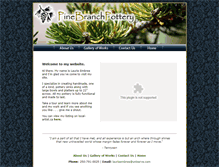 Tablet Screenshot of pinebranchpottery.com